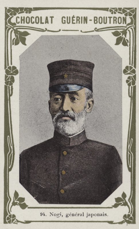 Nogi, japoński generał (kolorowe zdjęcie) autorstwa French School