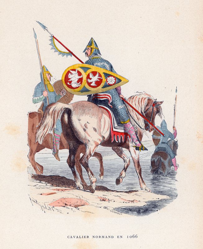 Rycerz normański w 1066 autorstwa French School