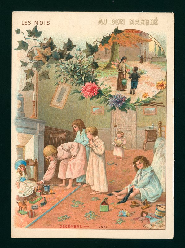 Listopad i grudzień (chromolit) autorstwa French School