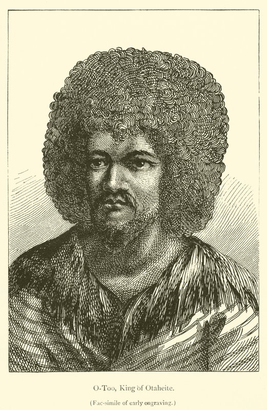 O-Too, król Otaheite (rycina) autorstwa French School