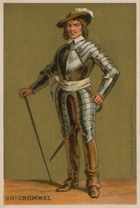 Oliver Cromwell autorstwa French School