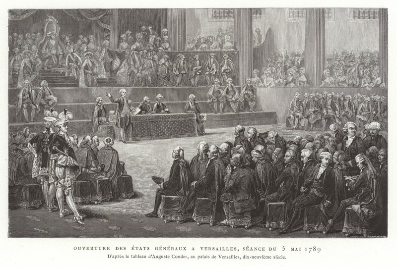 Otwarcie Stanów Generalnych, Wersal, 5 maja 1789 r. autorstwa French School