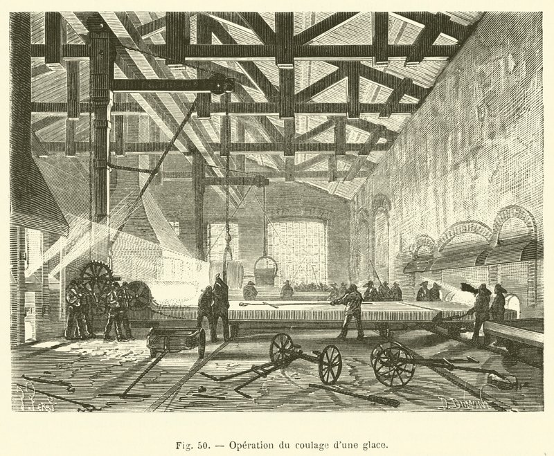 Operacja odlewania lodu (grawerowanie) autorstwa French School
