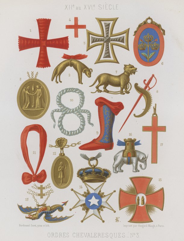 Ordery Rycerzy autorstwa French School