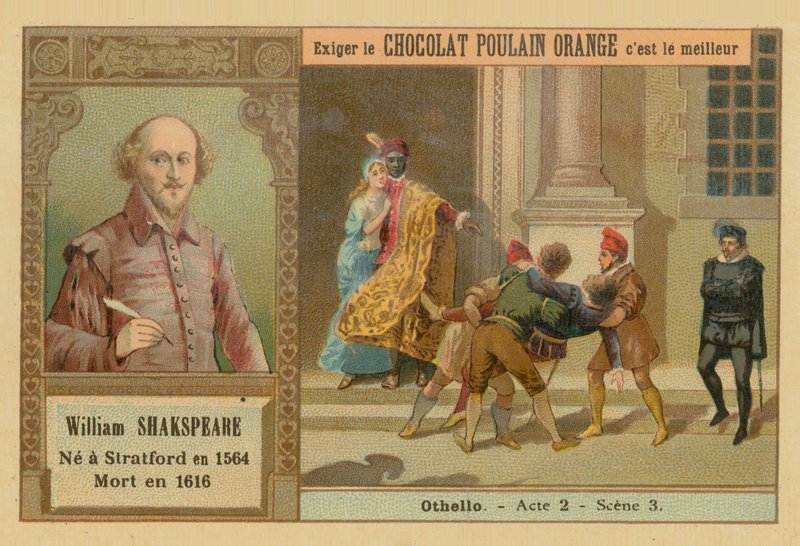 Karta handlowa Othello, Chocolat Poulain Orange autorstwa French School