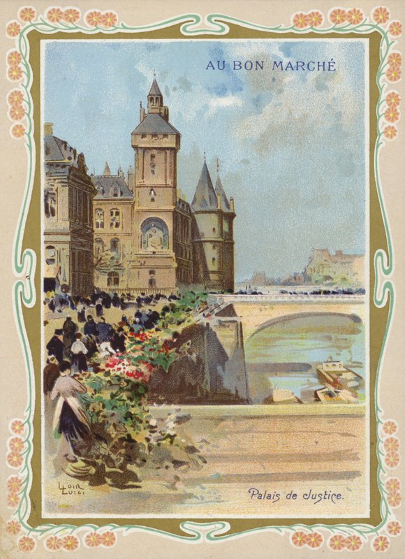 Gmach sądu, Paryż autorstwa French School
