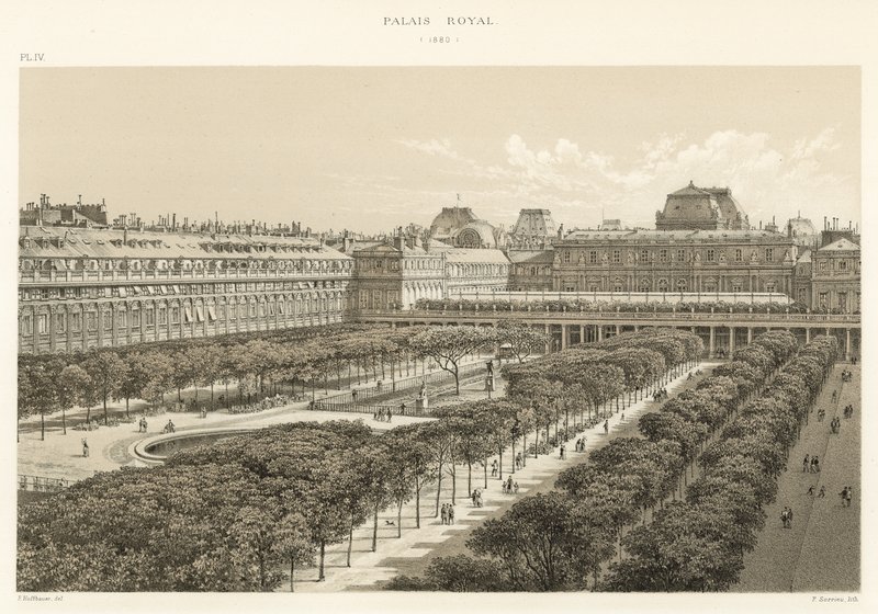 Pałac Królewski, 1880 autorstwa French School