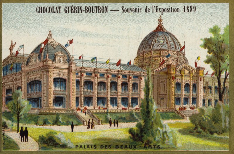 Pałac Sztuk Pięknych (chromolitho) autorstwa French School