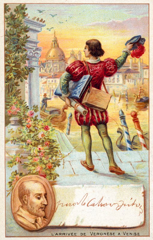 Paolo Veronese przybywa do Wenecji? autorstwa French School