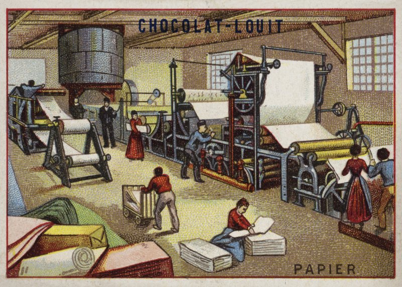 Produkcja papieru autorstwa French School