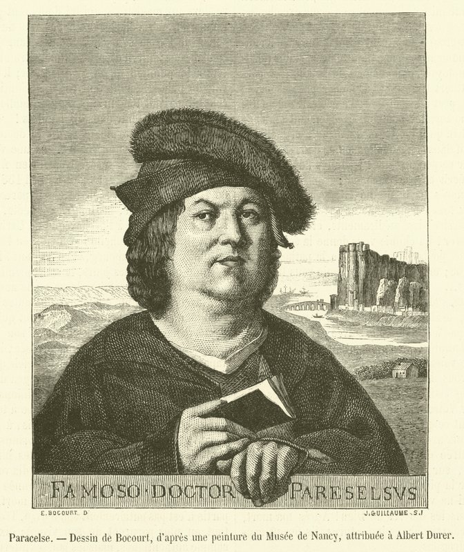 Paracelsus (grawerowanie) autorstwa French School