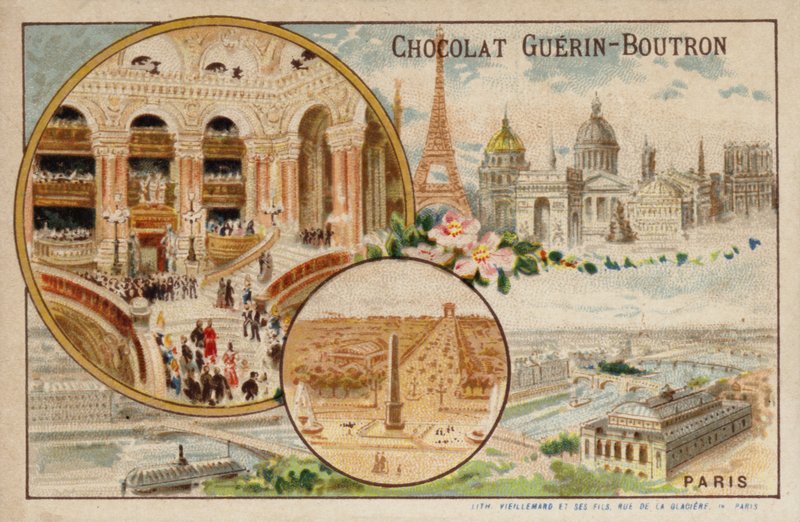Paryż (chromolit) autorstwa French School