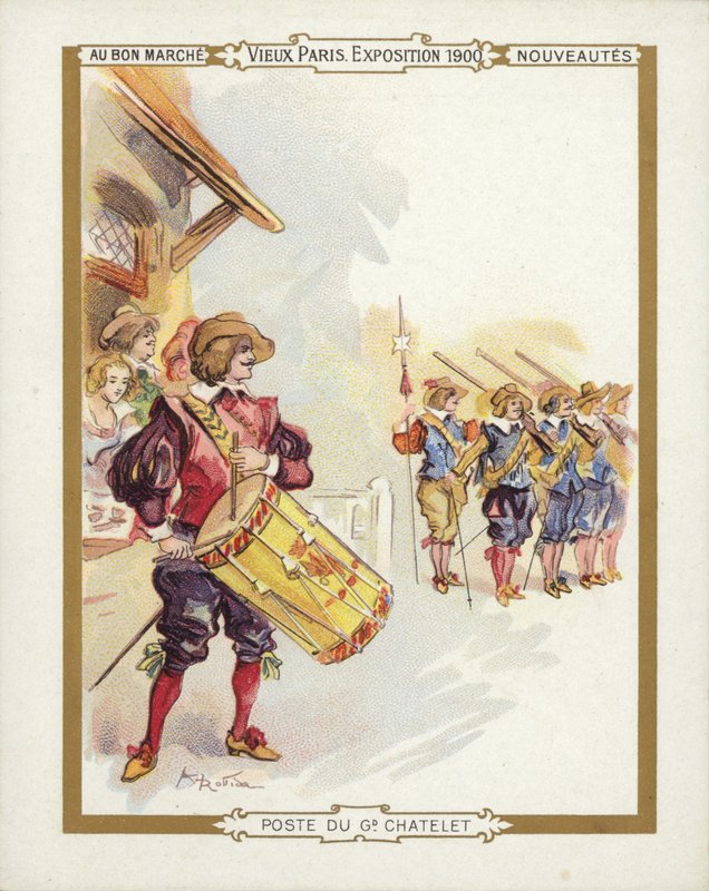 Wystawa Paryska 1900, Cavalier Drumming autorstwa French School