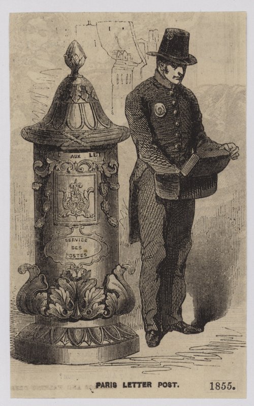 Paryska poczta listowa, 1855 autorstwa French School