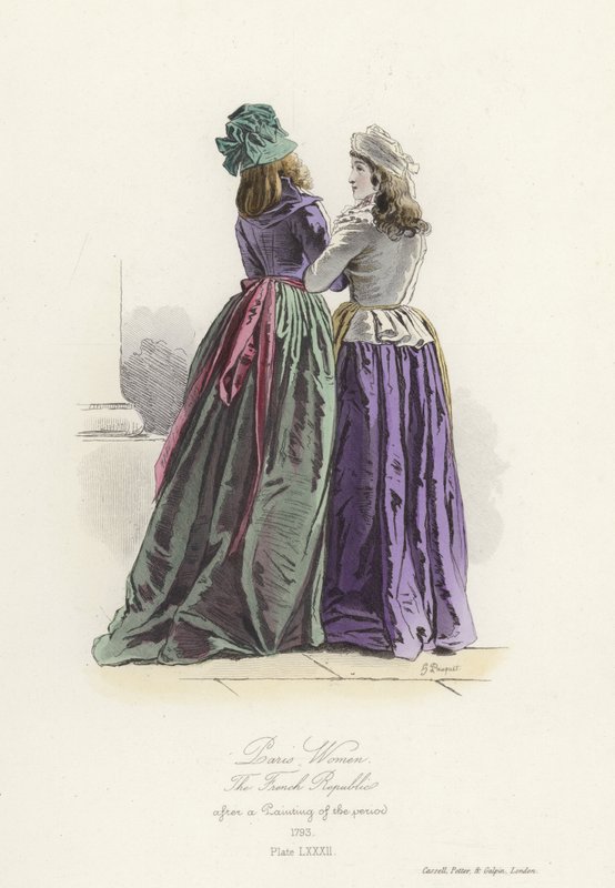 Paryskie kobiety, czas Rewolucji Francuskiej autorstwa French School
