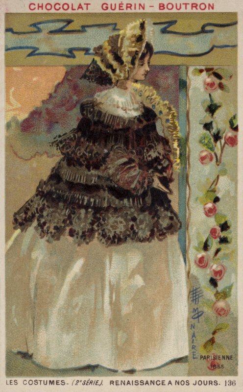 Moda paryska, 1855 autorstwa French School