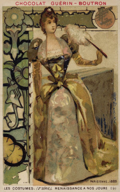 Moda paryska, 1889 autorstwa French School