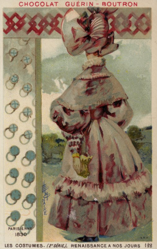 Moda paryska, 1830 autorstwa French School