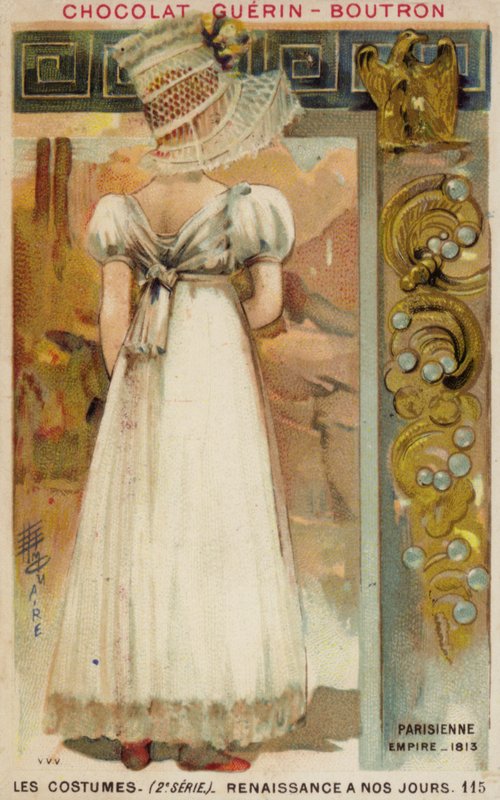 Paryska moda Pierwszego Cesarstwa, 1813 r autorstwa French School