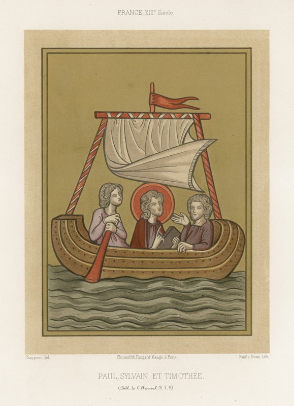 Paweł, Sylas i Tymoteusz autorstwa French School