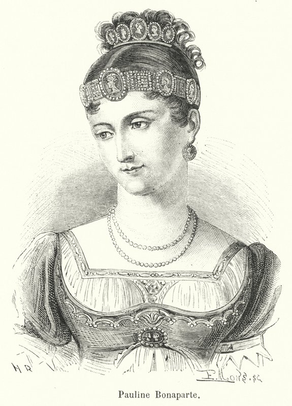 Paulina Bonaparte (grafika) autorstwa French School