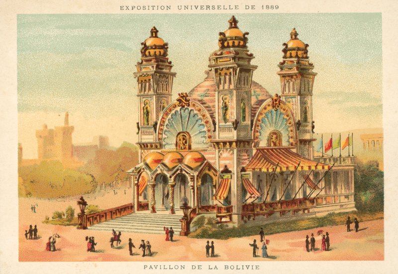 Pawilon Boliwii, Wystawa Powszechna 1889, Paryż autorstwa French School