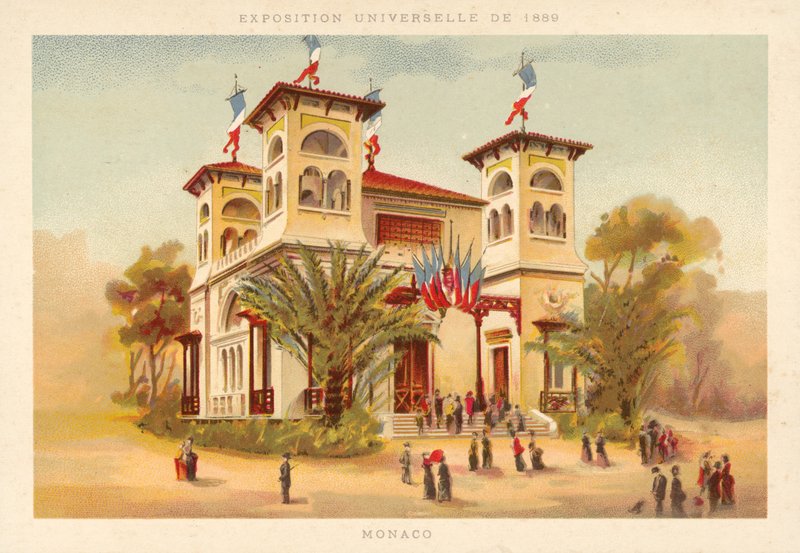 Pawilon Monako, Wystawa Powszechna 1889, Paryż autorstwa French School