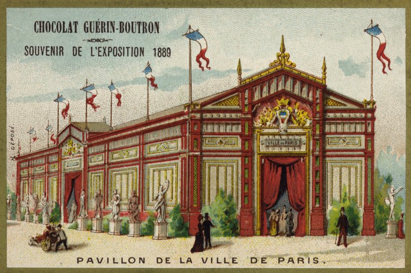 Pawilon Miasta Paryża (chromolitho) autorstwa French School