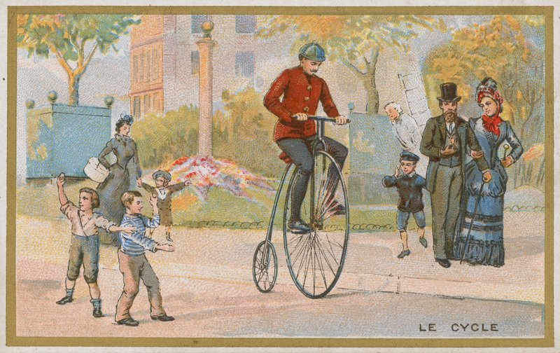 Penny Farthing autorstwa French School