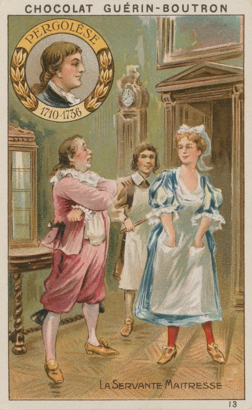Pergolese, Służąca Pani autorstwa French School