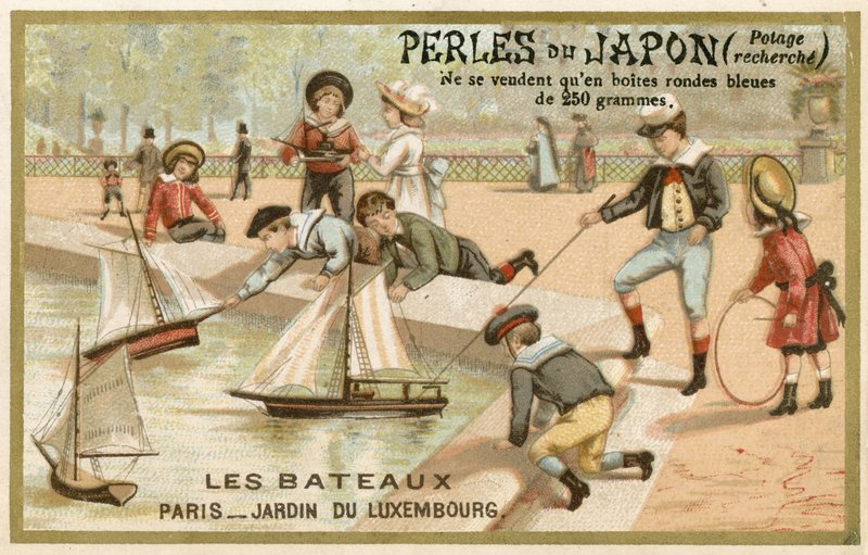 Karta handlowa japońskich pereł autorstwa French School