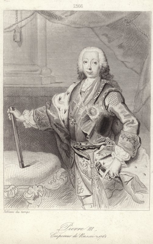 Piotr III Rosji autorstwa French School