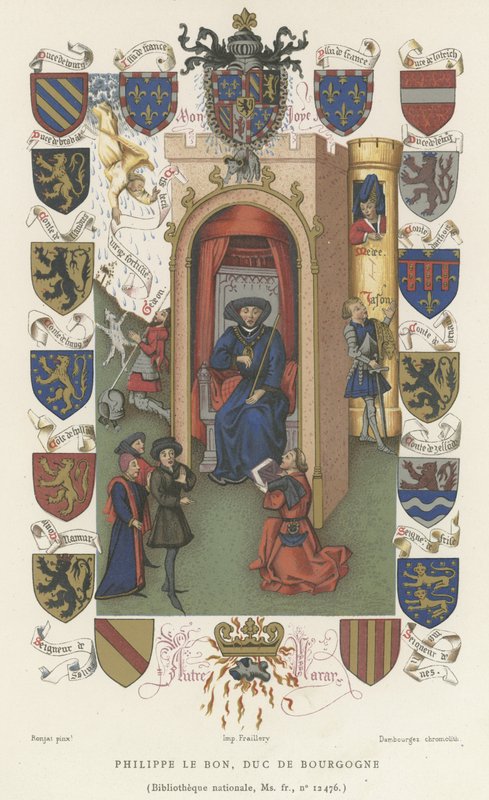 Filip Dobry, książę Burgundii autorstwa French School
