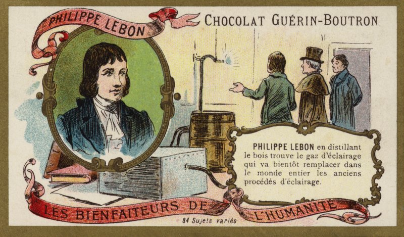 Philippe Lebon, francuski inżynier i chemik (chromolitho) autorstwa French School