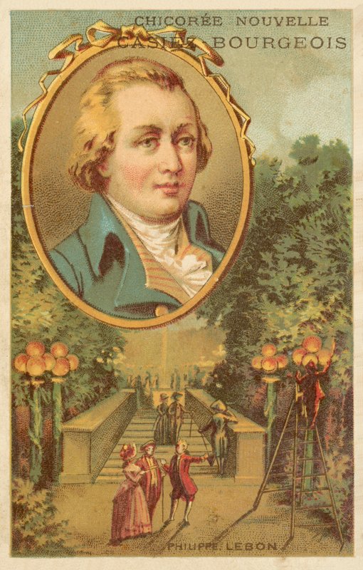 Philippe Lebon, francuski inżynier i chemik (chromolitho) autorstwa French School
