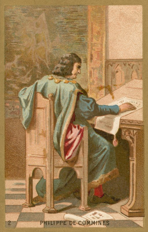 Philippe de Commines, flamandzki pisarz i dyplomata autorstwa French School