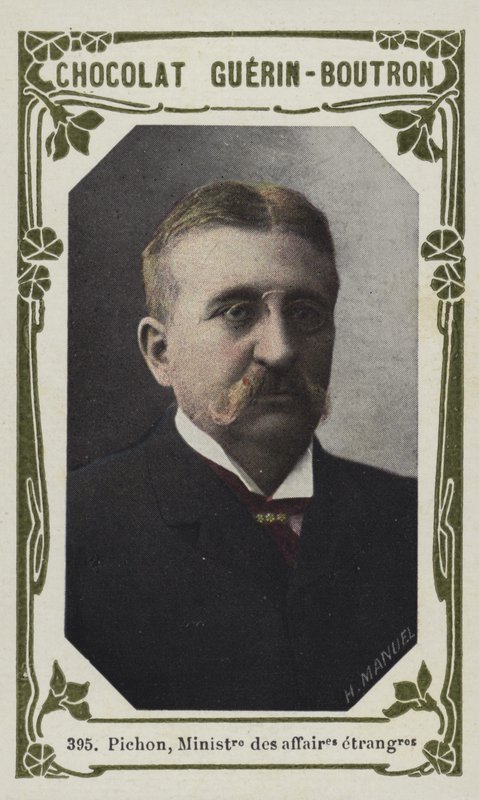Pichon, minister spraw zagranicznych (kolorowe zdjęcie) autorstwa French School