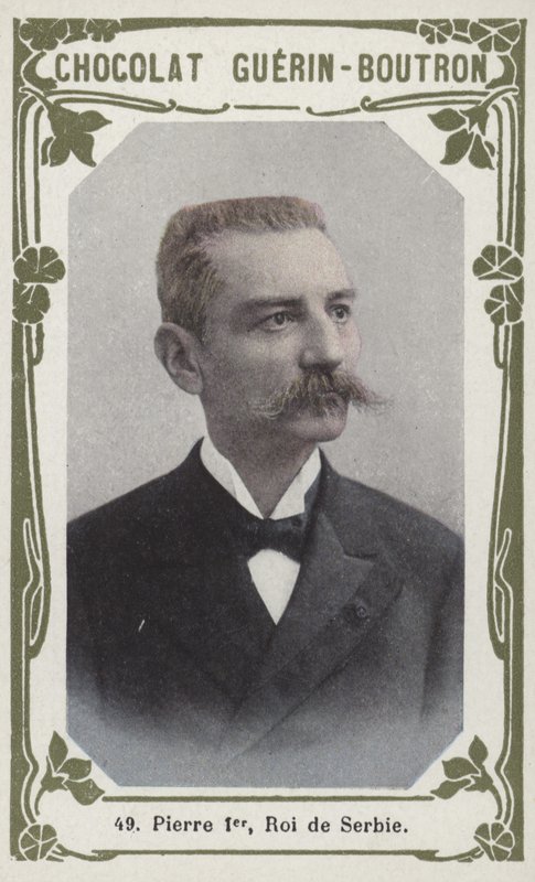 Piotr I, król Serbii (kolorowe zdjęcie) autorstwa French School