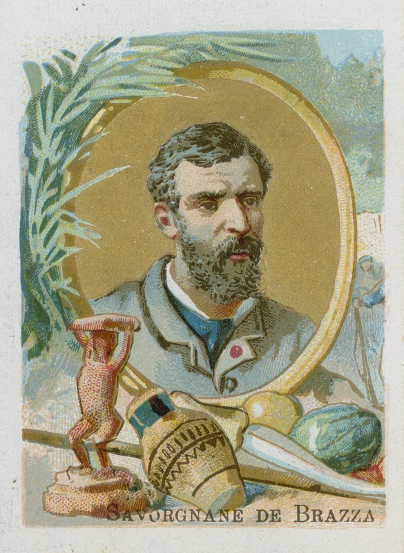 Pierre Savorgnan de Brazza autorstwa French School