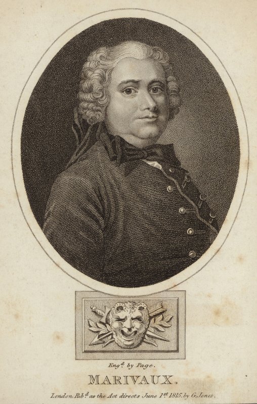 Pierre de Marivaux - francuski powieściopisarz i dramaturg (1688-1763) autorstwa French School