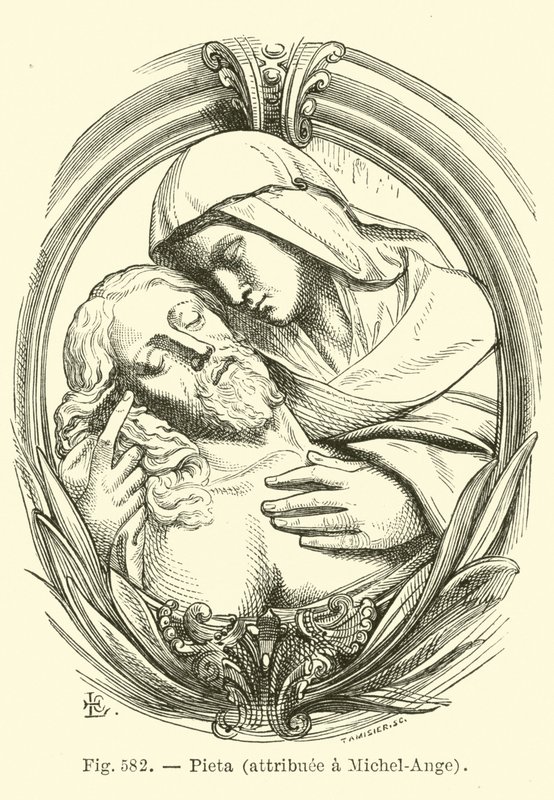 Pieta autorstwa French School