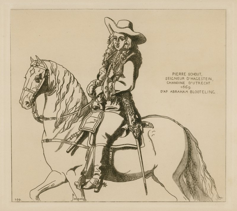 Pieter Schout, pan Hagestein i kanonik Utrechtu, 1669 autorstwa French School