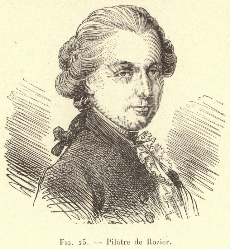 Pilatre de Rozier (grafika) autorstwa French School