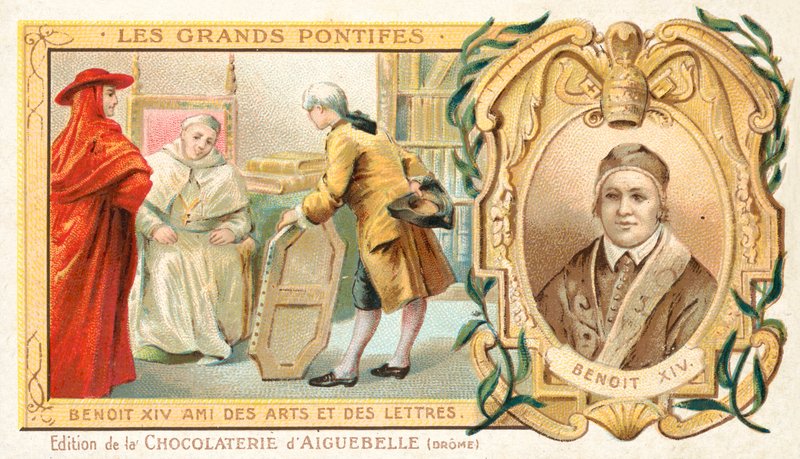 Papież Benedykt XIV, mecenas sztuki autorstwa French School