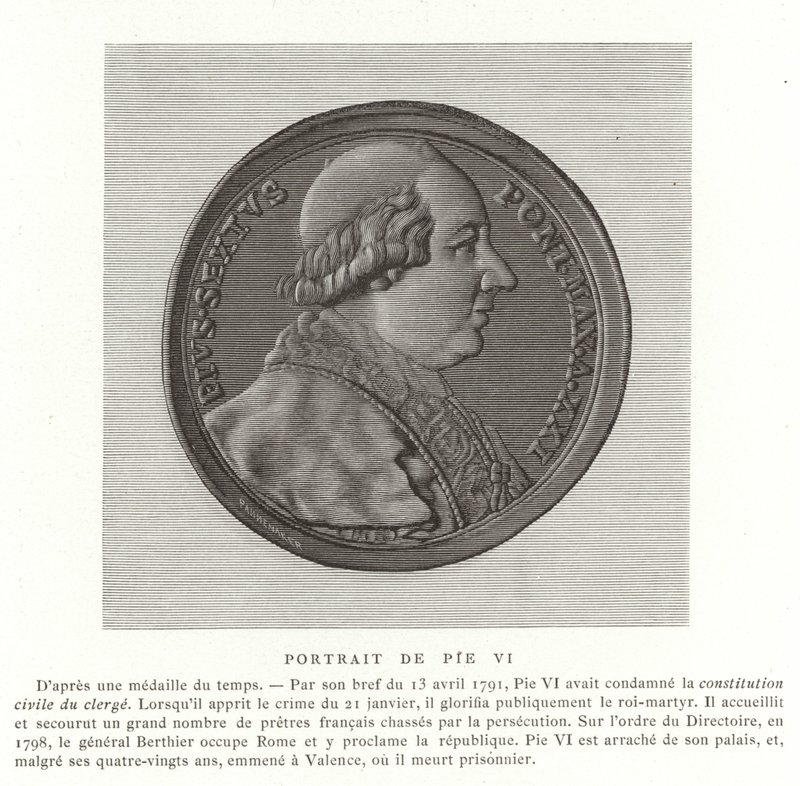 Papież Pius VI autorstwa French School