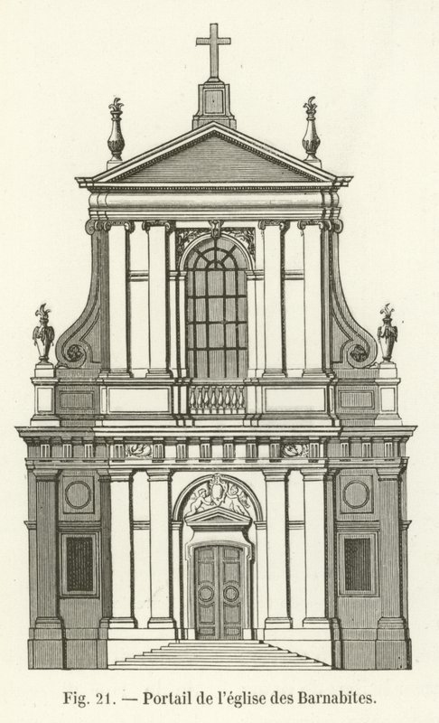 Portal Kościoła Barnabitów autorstwa French School