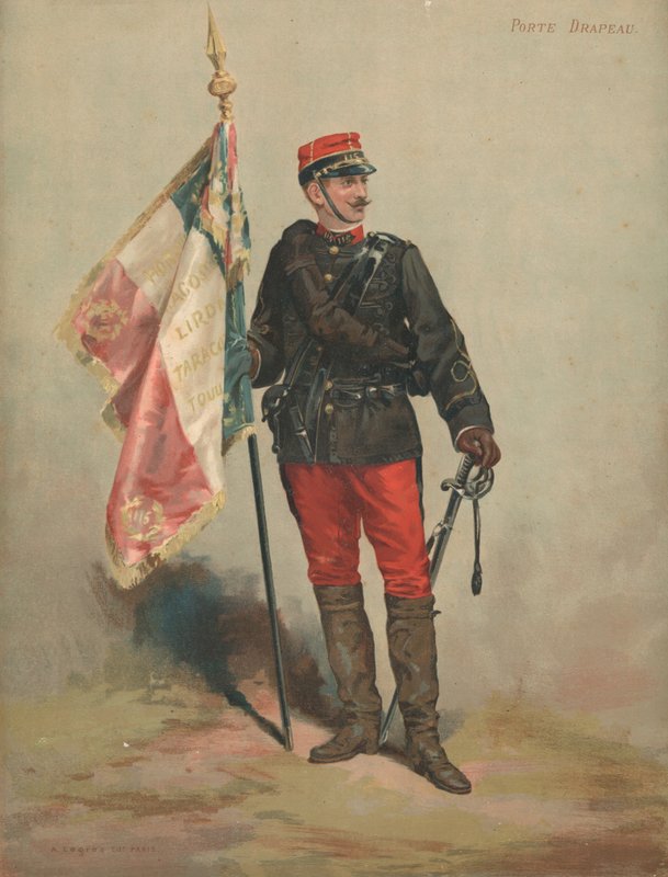 Nosiciel flagi autorstwa French School
