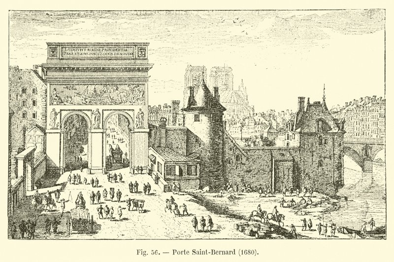 Brama św. Bernarda, 1680 autorstwa French School