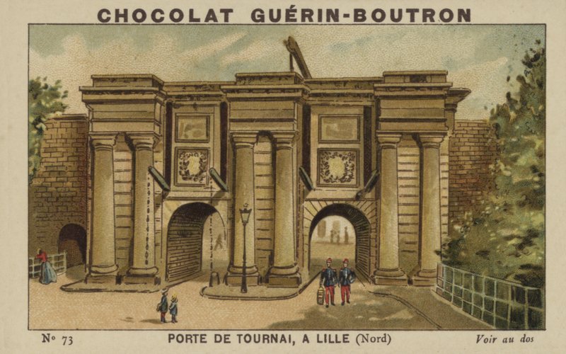 Porte de Tournai, w Lille, North autorstwa French School