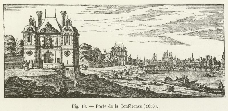 Brama Konferencyjna, 1650 autorstwa French School